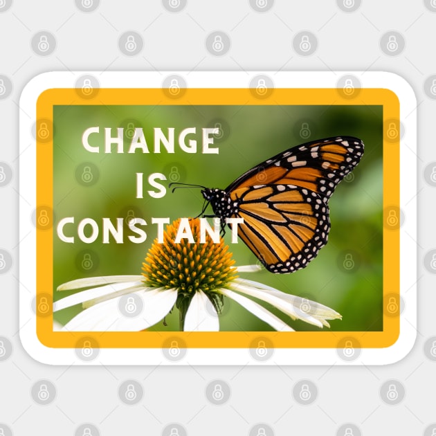 CHANGE IS CONSTANT Sticker by BOUTIQUE MINDFUL 